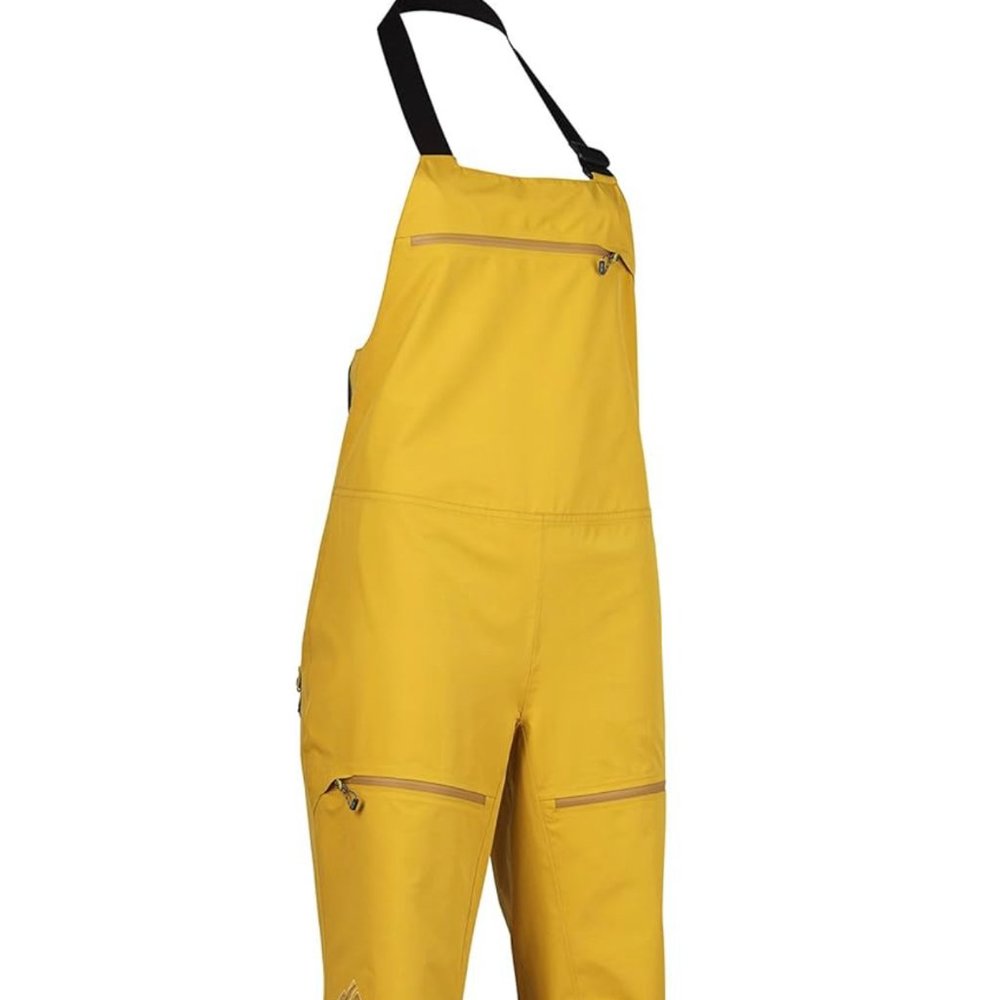 Strafe Womens Scarlett ski snowboard bibs - gold - size medium